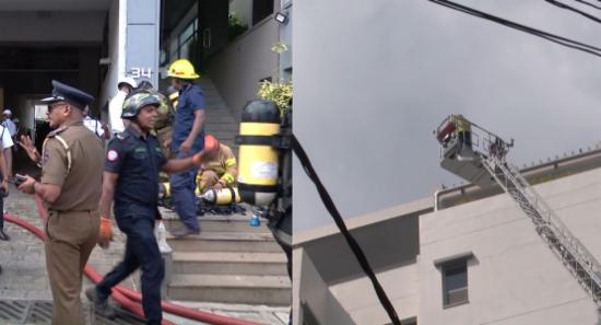 Narahenpita Blaze Contained: 7 Rescued